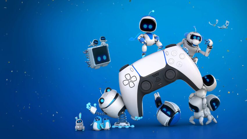 Bannière du jeu vidéo Astro’s Playroom développé par ASOBI Team et édité par Sony