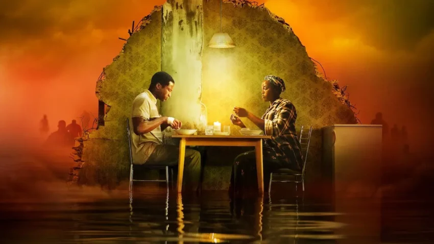 Bannière du film Netflix, His House, écrit et réalisé par Remi Weekes avec Sope Dirisu et Wunmi Mosaku.