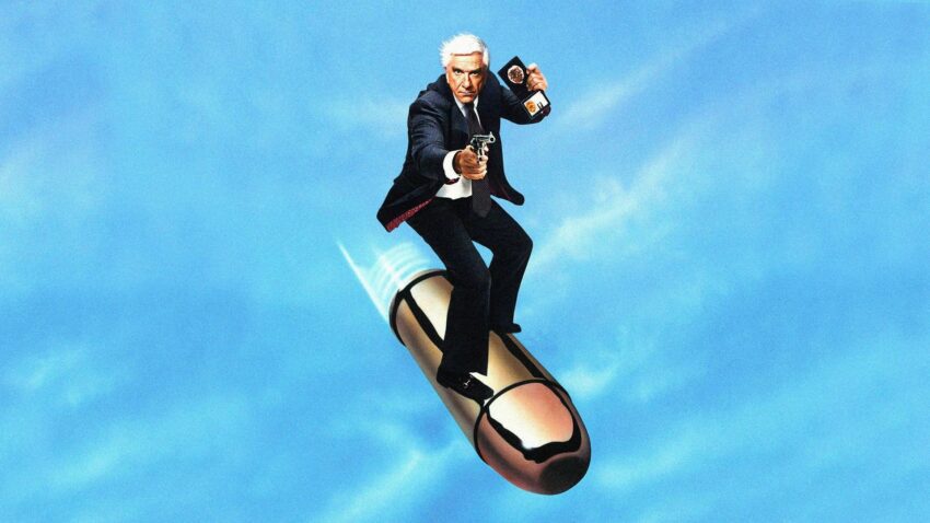 Bannière du film Y a-t-il un flic pour sauver la reine ? (1988) réalisé par David Zucker avec Leslie Nielsen