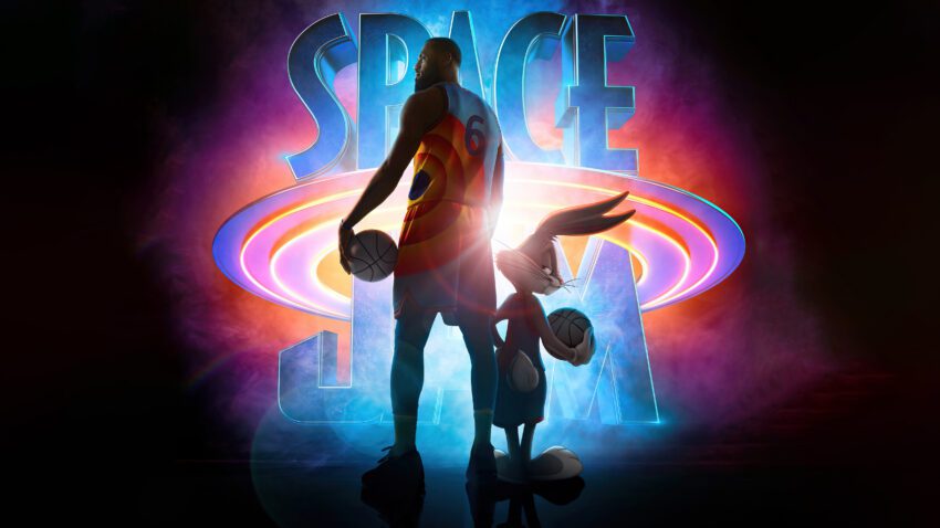 Bannière du film Space Jam : Nouvelle Ère réalisé par Malcolm D. Lee avec LeBron James et Bugs Bunny