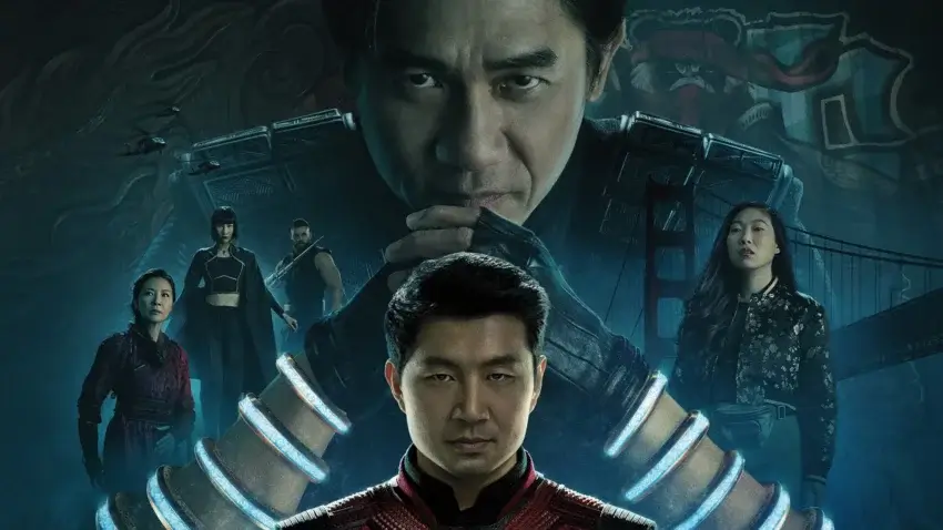 Bannière du film Shang-Chi et la Légende des Dix Anneaux.
