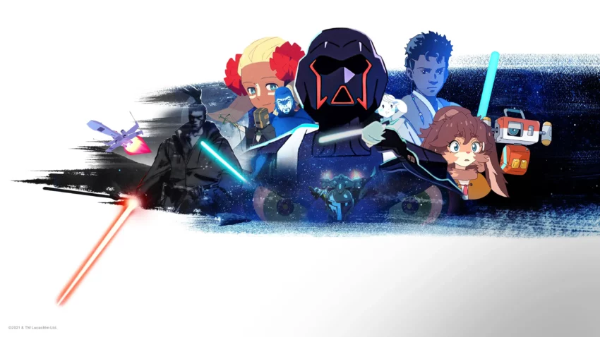 Bannière de la série Star Wars : Visions.