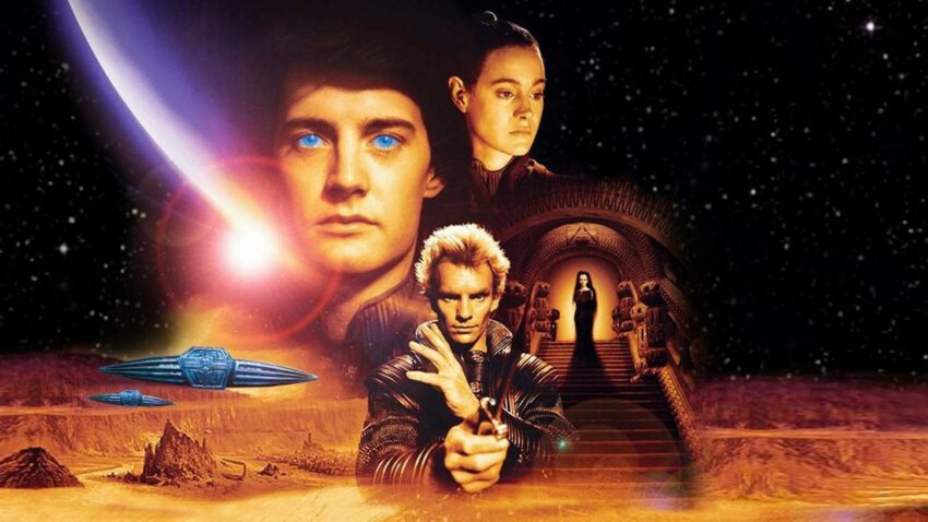 Bannière du film Dune réalisé par David Lynch et sorti en 1984
