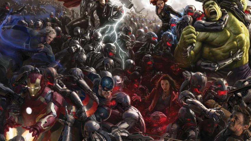 Concept art du film Avengers : L’Ère d’Ultron (2015) écrit et réalisé par Joss Whedon.