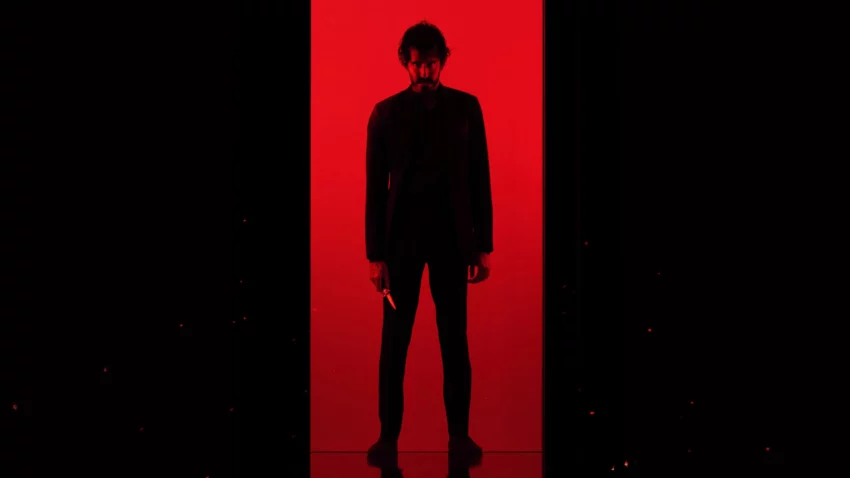 Bannière du film Monkey Man avec Dev Patel.