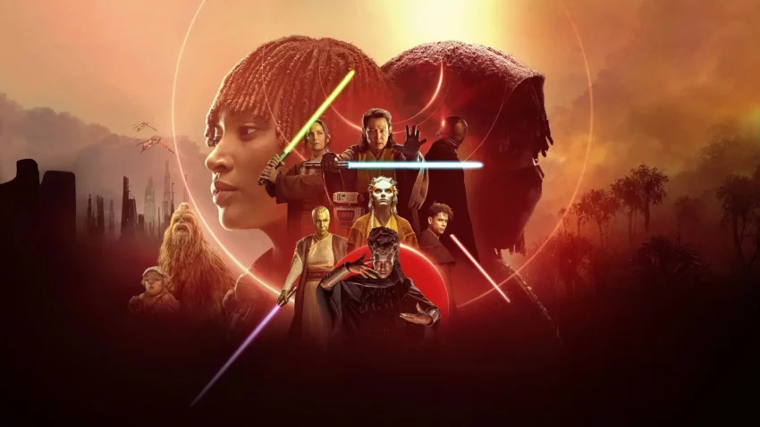 Bannière de la saison 1 de la série The Acolyte.