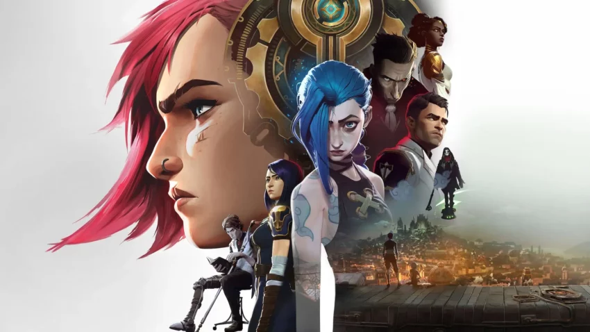 Bannière de la série Arcane : League of Legends.