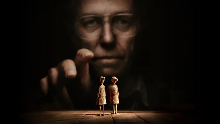 Bannière du film Heretic avec Hugh Grant.