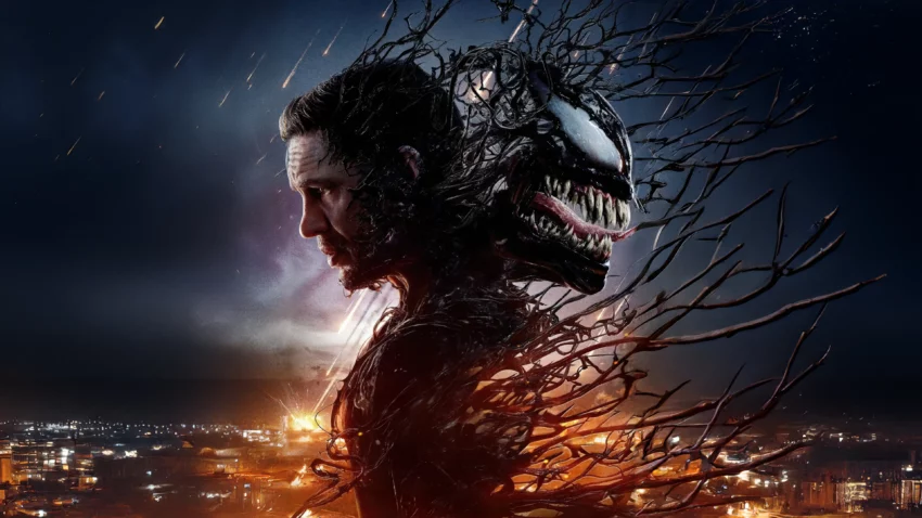 Bannière du film Venom : The Last Dance avec Tom Hardy.