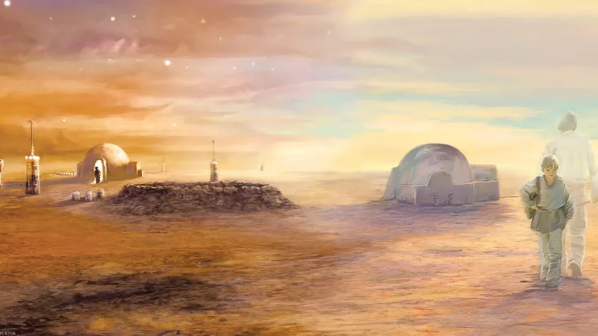 Bannière de la saga Anakin Skywalker dans Star Wars.