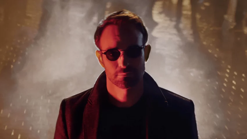 Photo du premier épisode de la série Daredevil : Born Again avec Matt Murdock.
