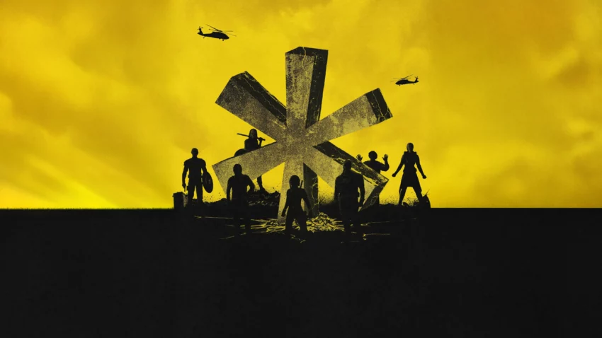 Bannière du film Thunderbolts* avec Florence Pugh, Lewis Pullman, Sebastian Stan, Olga Kurylenko, Hannah John-Kamen, David Harbour, Julia Louis-Dreyfus et Wyatt Russell.