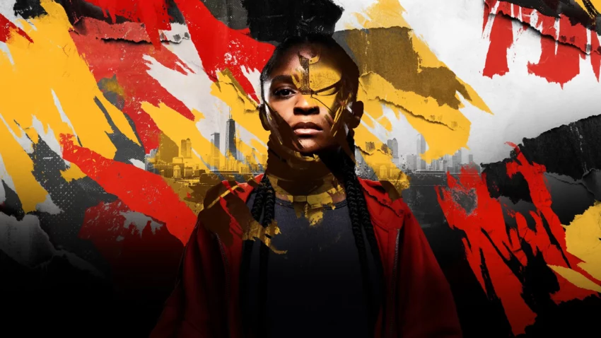 Bannière de la série Marvel Studios, Ironheart, avec Dominique Thorne.