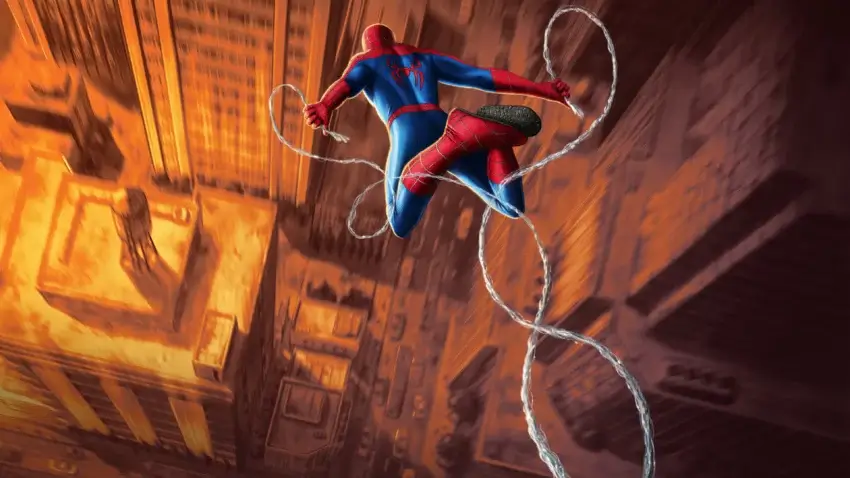 Bannière officielle pour le film MCU Spider-Man : Brand New Day (2026) avec Tom Holland.
