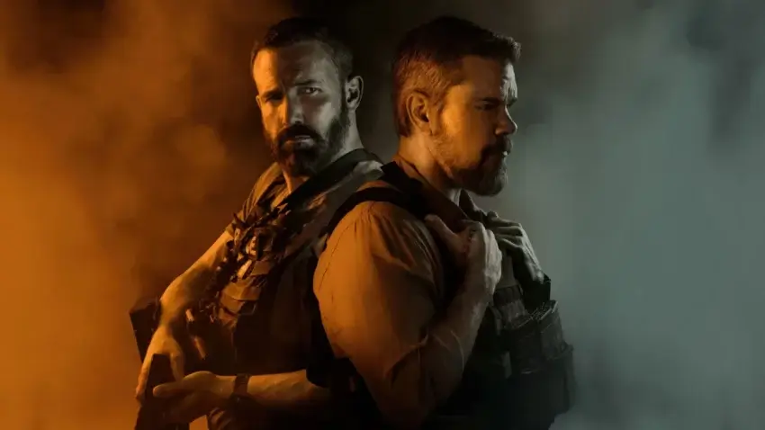 Bannière du film Netflix The Rip (2026) avec Matt Damon et Ben Affleck.