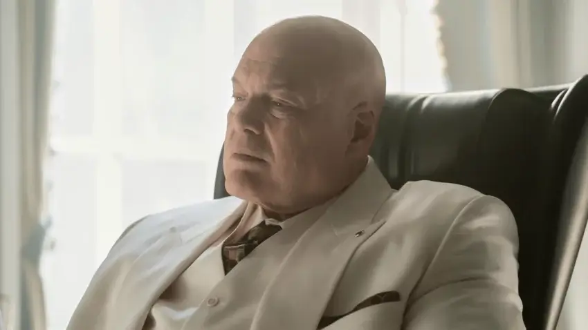 Photo de l'épisode 8 de la saison 2 de la série MCU Daredevil : Born Again (2026), « La Croix du Sud » avec Wilson Fisk.